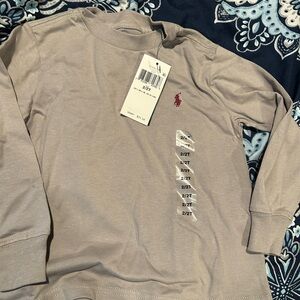 Polo by Ralph Lauren Kids gray Long Sleeve Tee